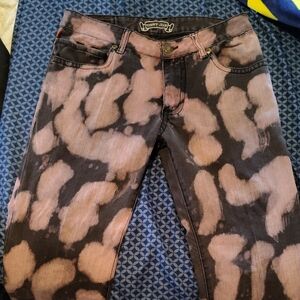 Robin's Jean Black and Pink Straight Jeans